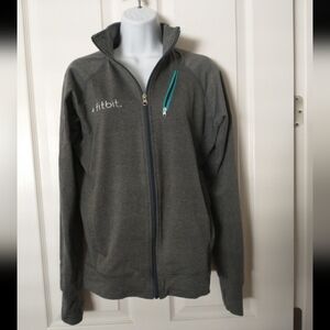 Fitbit zip up jacket with pockets, size Small